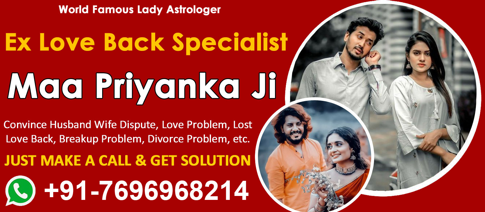 World Famous Lady Astrologer Maa Priyanka Ji +91-7696968214 